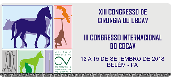 XIII CONGRESSO DE CIRURGIA DO CBCAV E III CONGRESSO INTERNACIONAL DO CBCAV