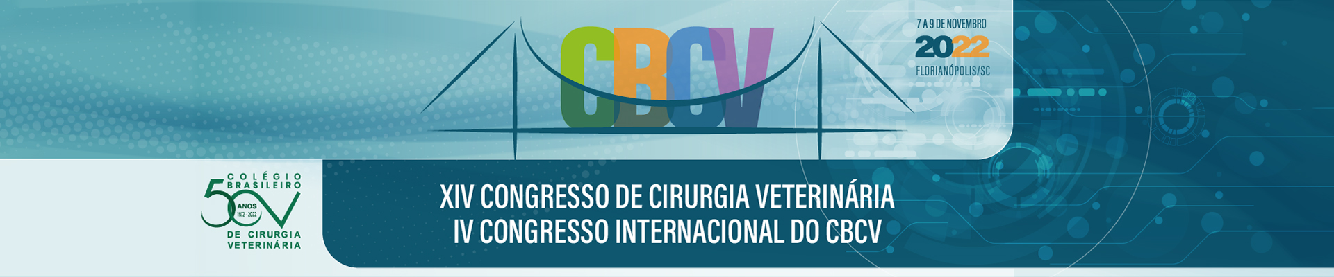 XIV Congresso de Cirurgia Veterinária e IV Congresso Internacional do CBCV